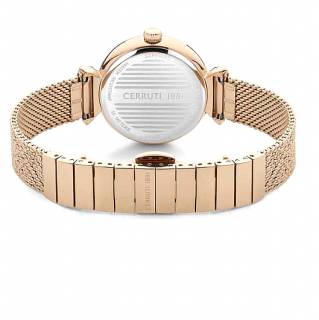 ΡΟΛΟΙ CERRUTI  CIWLG0008703 CERRUTI Cerrisi Crystals Rose Gold Stainless Steel Bracelet