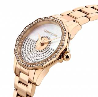 ΡΟΛΟΙ CERRUTI  CIWLG0008903 CERRUTI Jesina Crystals Rose Gold Stainless Steel Bracelet