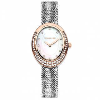 ΡΟΛΟΙ CERRUTI  CIWLG0012504 CERRUTI Nemi Crystals Silver Fabric Strap