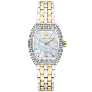 ΡΟΛΟΙ CERRUTI  CIWLG0052003 CERRUTI Calliano Crystals Two Tone Stainless Steel Bracelet