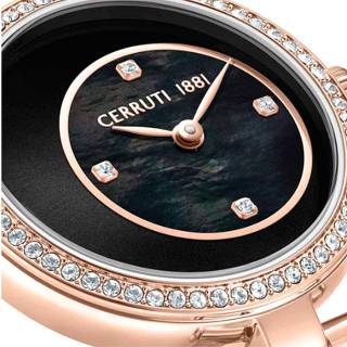 ΡΟΛΟΙ CERRUTI  CIWLG0052102 CERRUTI Dlbia Crystals Rose Gold Stainless Steel Bracelet