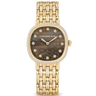 ΡΟΛΟΙ CERRUTI CIWLG2111101 CERRUTI Gresta  Crystals Gold Stainless Steel Bracelet