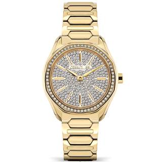 ΡΟΛΟΙ CERRUTI CIWLG2114302 CERRUTI Bretagna Crystals Gold Stainless Steel Bracelet