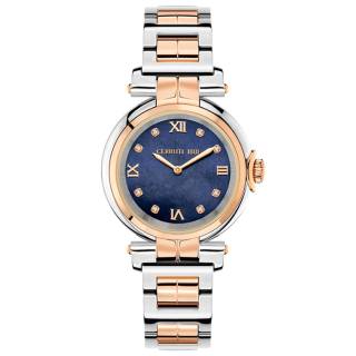 ΡΟΛΟΙ CERRUTI  CIWLG2115003 CERRUTI Sesia Crystals Two Tone Stainless Steel Bracelet