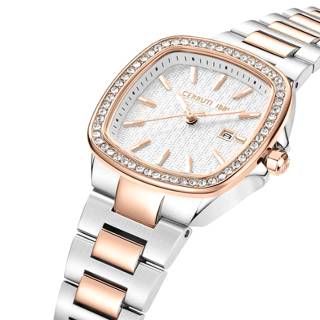 ΡΟΛΟΙ CERRUTI  CIWLH0020303 CERRUTI Casale Crystals Two Tone Stainless Steel Bracelet