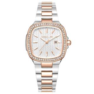 ΡΟΛΟΙ CERRUTI  CIWLH0020303 CERRUTI Casale Crystals Two Tone Stainless Steel Bracelet