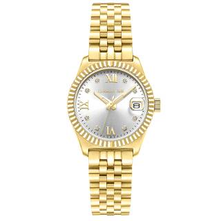 ΡΟΛΟΙ CERRUTI  CIWLH0051501 CERRUTI Baccio Crystals Gold Stainless Steel Bracelet