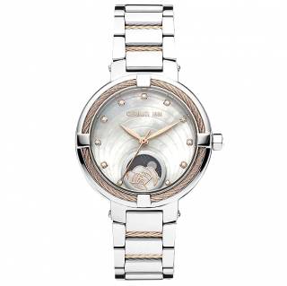 ΡΟΛΟΙ CERRUTI CIWLH2205901 CERRUTI Gardena Crystals Two Tone Stainless Steel Bracelet