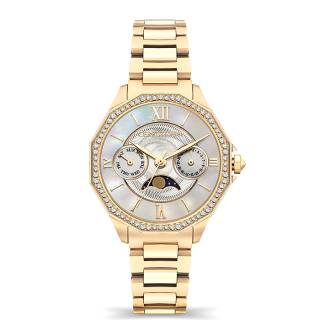 ΡΟΛΟΙ CERRUTI  CIWLK2021004 CERRUTI Jesina Crystals Gold Stainless Steel Bracelet