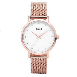 ΡΟΛΟΙ CLUSE  CL18303 CLUSE Pavane Crystals Rose Gold Stainless Steel Bracelet