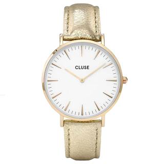 ΡΟΛΟΙ CLUSE  CL18421 CLUSE La Boheme Gold Leather Strap