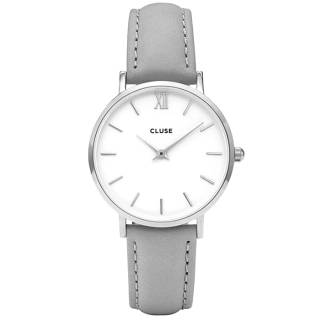 ΡΟΛΟΙ CLUSE CL30006 CLUSE Minuit Grey Leather Strap