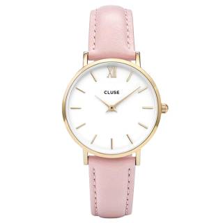 ΡΟΛΟΙ CLUSE CL30020 CLUSE Minuit Pink Leather Strap