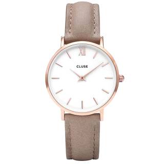 ΡΟΛΟΙ CLUSE   CL30043 CLUSE Minuit Brown Leather Strap