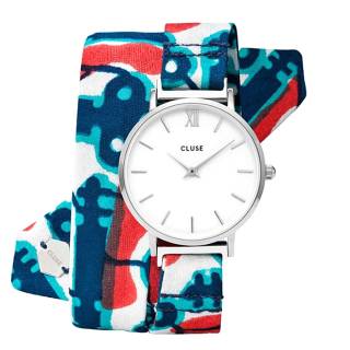 ΡΟΛΟΙ CLUSE CL30058 CLUSE x Mino Design,Minuit Multicolor Fabric Strap