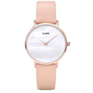 ΡΟΛΟΙ CLUSE CL30059 CLUSE Minuit La Perle Pink Leather Strap