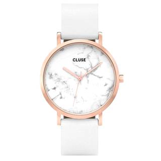 ΡΟΛΟΙ CLUSE CL40010 CLUSE La Roche White Leather Strap