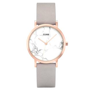 ΡΟΛΟΙ CLUSE  CL40103 CLUSE La Roche Marble Grey Leather Strap