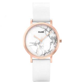 ΡΟΛΟΙ CLUSE CL40110 CLUSE La Roche White Leather Strap