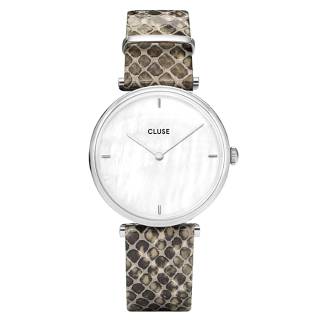 ΡΟΛΟΙ CLUSE CL61009 CLUSE Triomphe Animal Print Leather Strap