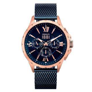 ΡΟΛΟΙ CERROUTI CRA20302 CERRUTI Cropani Blue Stainless Steel Bracelet