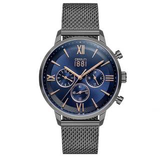 ΡΟΛΟΙ CERRUTI  CRA23404 CERRUTI Denno Chronograph Grey Stainless Steel Bracelet