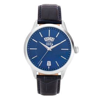 ΡΟΛΟΙ CERRUTI  CRA23903 CERRUTI Castelnuovo Blue Leather Strap