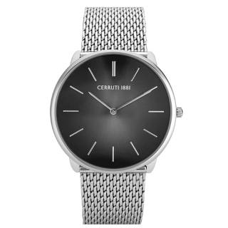 ΡΟΛΟΙ CERRUTI  CRA24505 CERRUTI Aldeno Silver Stainless Steel Bracelet