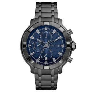 ΡΟΛΟΙ CERROUTI CRA25804 CERRUTI Trignano Chronograph Black Stainless Steel Bracelet