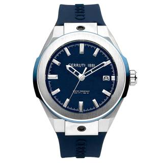 ΡΟΛΟΙ CERROUTI CRA29002 CERRUTI Ruscello Blue Silicone Strap