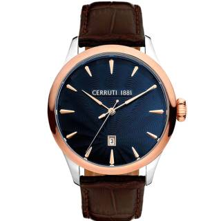 ΡΟΛΟΙ CERROUTI CRA29102 CERRUTI Campestri Brown Leather Strap