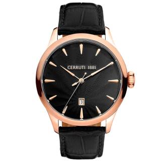 ΡΟΛΟΙ CERROUTI CRA29103 CERRUTI Campestri Brown Leather Strap