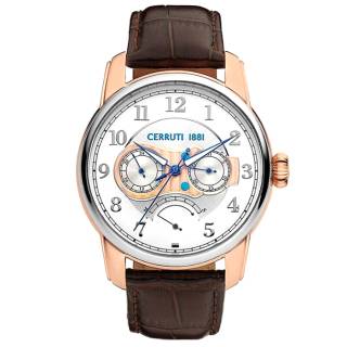 ΡΟΛΟΙ CERROUTI CRA29501 CERRUTI Turicchi Brown Leather Strap