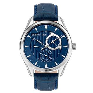 ΡΟΛΟΙ CERROUTI CRA29901 CERRUTI Canazei Blue Leather Multifunction