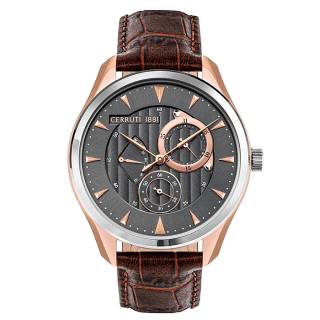 ΡΟΛΟΙ CERROUTI CRA29902 CERRUTI Canazei Brown Leather Multifunction