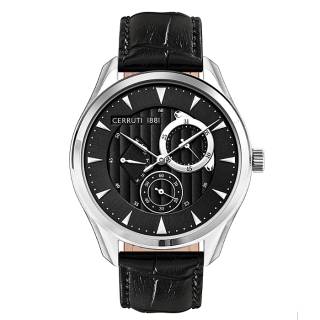 ΡΟΛΟΙ CERROUTI CRA29904 CERRUTI Canazei Black Leather Multifunction