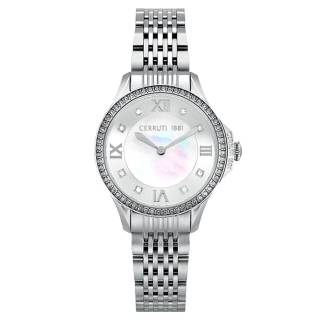 ΡΟΛΟΙ CERROUTI  CRM22601 CERRUTI Vignarola Crystals Silver Stainless Steel Bracelet