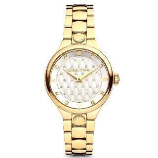 ΡΟΛΟΙ CERROUTI CRM28501 CERRUTI 1881 Accesa Gold Stainless Steel Bracelet