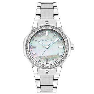 ΡΟΛΟΙ CERROUTI CRM29408 CERRUTI Ruscello Crystals Stainless Steel Bracelet