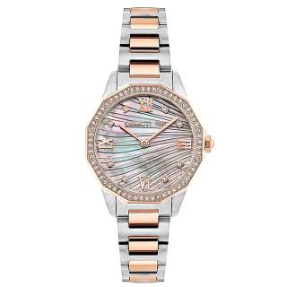 ΡΟΛΟΙ CERROUTI CRM29604 CERRUTI Jesina Two Tone Crystals Stainless Steel Bracelet