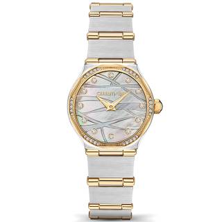 ΡΟΛΟΙ CERRUTI CRM35502 CERRUTI Rendinara Crystals Two Tone Stainless Steel Bracelet