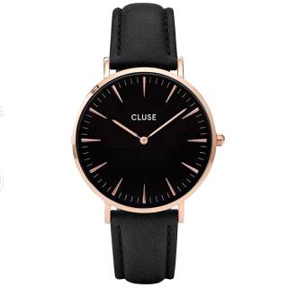 ΡΟΛΟΙ CLUSE  CW0101201011 CLUSE La Boheme Black Leather Strap