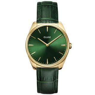 ΡΟΛΟΙ CLUSE CW0101212006 CLUSE Feroce Green Leather Strap