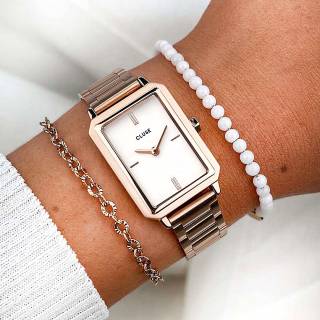 ΡΟΛΟΙ CLUSE CW11503 CLUSE Fluette Rose Gold Stainless Steel Bracelet