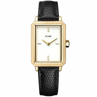 ΡΟΛΟΙ CLUSE CW11504 CLUSE Fluette  Black Leather Strap