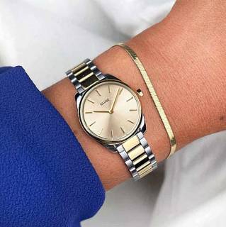 ΡΟΛΟΙ CLUSE CW11701 CLUSE Feroce Mini Two Tone Stainless Steel Bracelet