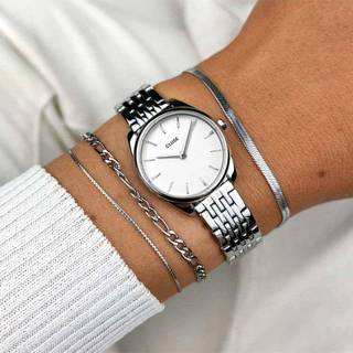 ΡΟΛΟΙ CLUSE CW11706 CLUSE Feroce Mini Silver Stainless Steel Bracelet