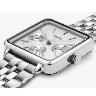 ΡΟΛΟΙ CLUSE CW13802 CLUSE La Tetragone Silver Stainless Steel Bracelet