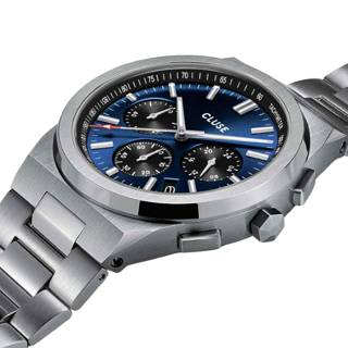 ΡΟΛΟΙ CLUSE CW20805 CLUSE Vigoureux Chronograph Silver Stainless Steel Bracelet