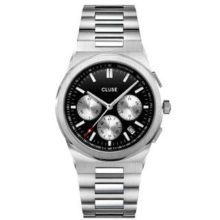 ΡΟΛΟΙ CLUSE CW20806 CLUSE Vigoureux Chronograph Silver Stainless Steel Bracelet